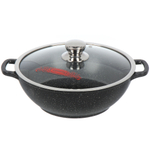 Казан алюм, антиприг, 4 л, Induction Гранит, с крыш, Горница, Икн2832аг
