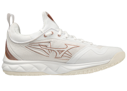 Женские Кроссовки теннисные Mizuno Wave Luminous 2 - white/rose/snow white
