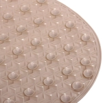 Коврик в ванну Селфи 68х38 ПВХ Элегия бежевый