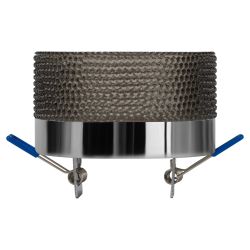 Встраиваемый светильник под лампу GX53 ЭРА DK97 CH/BK хром черный