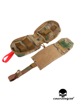 Подсумок медицинский отрывной EmersonGear Military First Aid Kit (EM6368). Мультикам