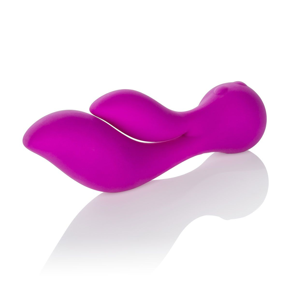 Вибромассажер с лепестками для двойной стимуляции Vr6.5 - 16,5 см. (Цвет: фиолетовый)