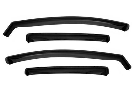 Дефлектор окон (ВСТАВНОЙ ПОД РЕЗИНКУ), 4 шт., NISSAN QASHQAI II (J11), 2013-, кроссовер