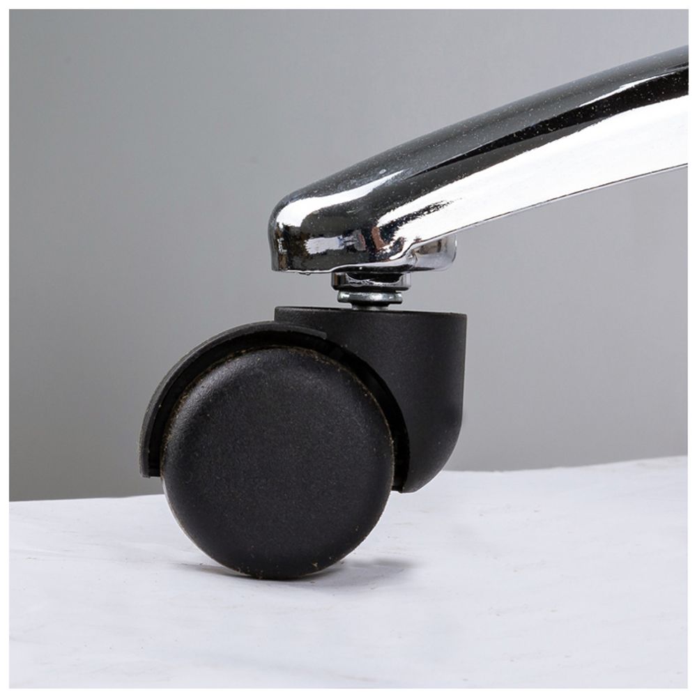 Кресло руководителя Helmi HL-E15 "Convention", кожа черная, мультиблок, хром