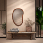 Зеркало настенное torhill, 64х99 см, коричневое