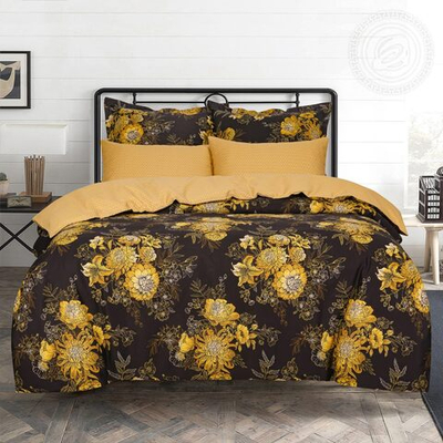 Постельное белье сатин 1,5 спальное Бархатистый звон 705 АРТПОСТЕЛЬ