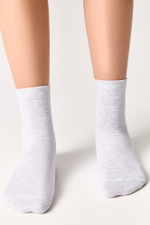 Conte-kids TIP-TOP Однотонные хлопковые носки с вышивкой