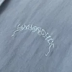 Сорочка Ymkashix Puff песочный/пыльно-синий