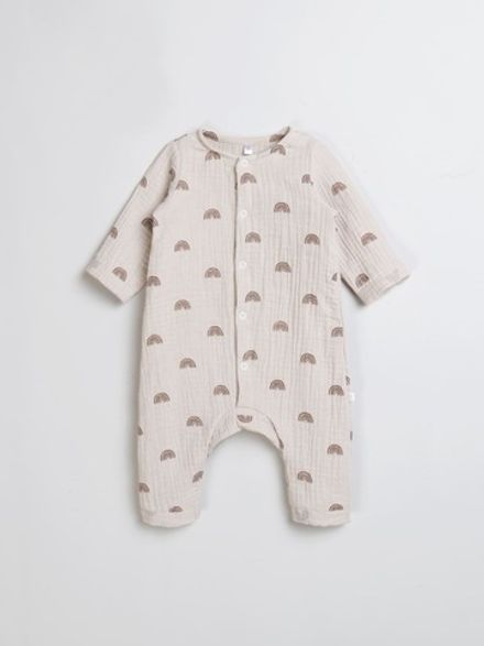 Ромпер муслиновый "Радуга" 0+