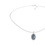 Колье Qudo TIVOLA UNICA big (S/P) Silver night 3 cm 420614