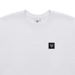 Лонгслив Питерский Щит Лого Белый