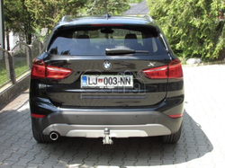 Фаркоп оцинкованный Galia B023C для BMW X1 F48 07/2015-, BMW 2-Series Active Tourer F45 09/2014-, BMW 2-Series Gran Tourer F46 05/2015-(паспорт и сертификат в комплекте)(без электрики)