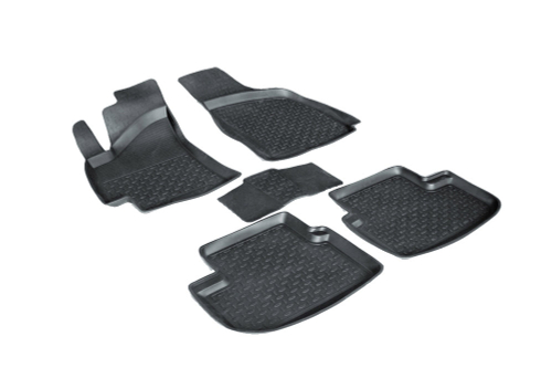 Резиновые коврики с высоким бортом для Chevrolet Lanos 2005-2009, Seintex.01474