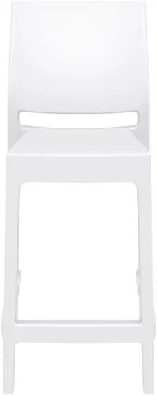 Полубарный стул Maya белый