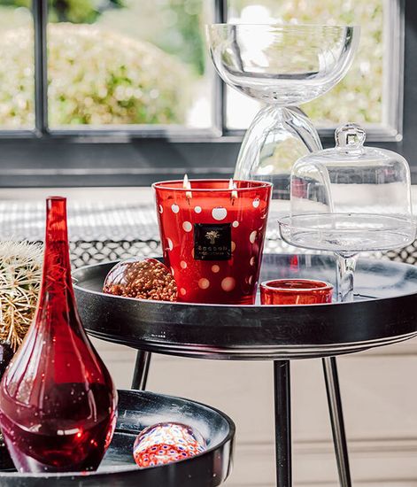 Red, свеча Bubbles MAX 10, Baobab Collection