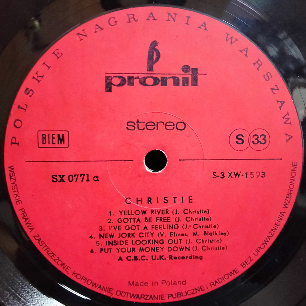 Christie / Christie (LP)