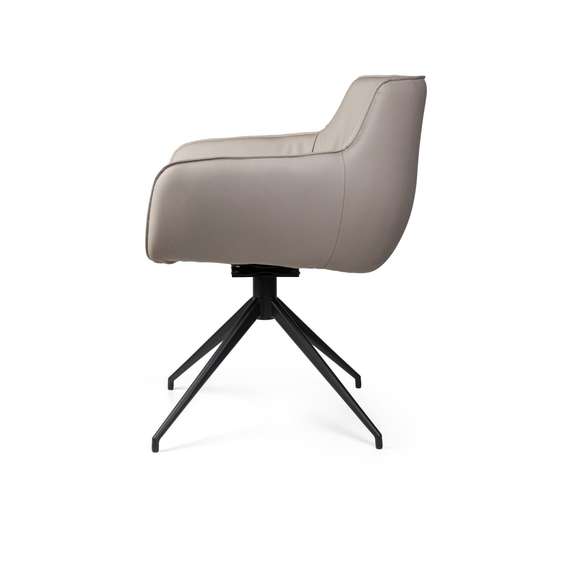 Полукресло Sofia, серая экокожа Soft-Touch