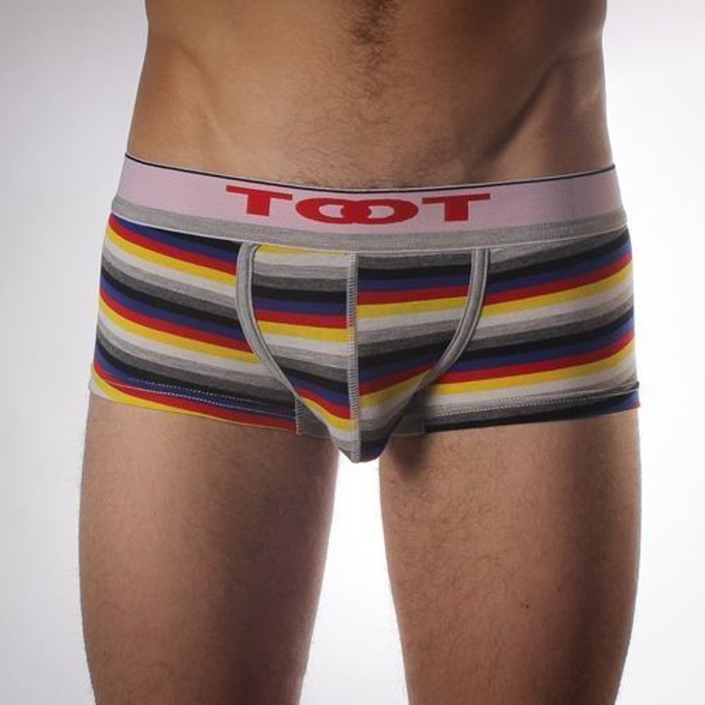 Мужские трусы боксеры желтые в полоску Toot Boxer Yellow