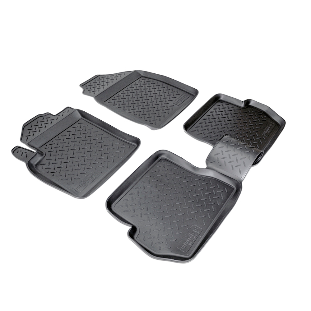 Ковры в салон Norplast/Unidec для Ford Fusion в кузове JU2 (2002-2008), Черный, арт.NPL-Po-22-19