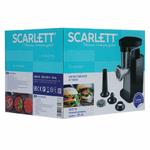 Мясорубка SCARLETT SC-MG45S61, 1800 Вт, производительность 2,5 кг/мин, 2 насадки, пластик, черная