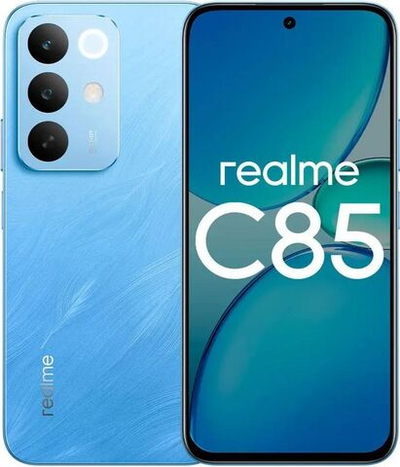 6.8" Смартфон REALME C85 8/256Gb,  RMX5566,  NFC,  IPS,  144Гц,  7000мAч,  синий