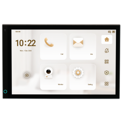 DHI-VTH5741A-WP Монитор видеодомофона IP 10.1 дюймовый с WiFi 2.4ГГц, (LInux), серый.