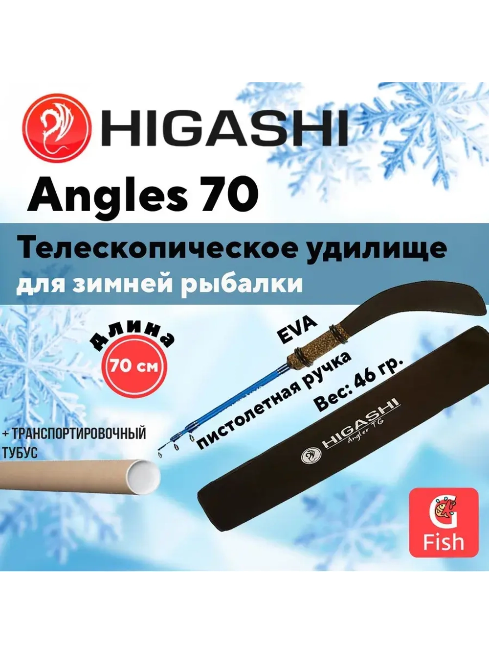 Удилище зимнее Angler 60