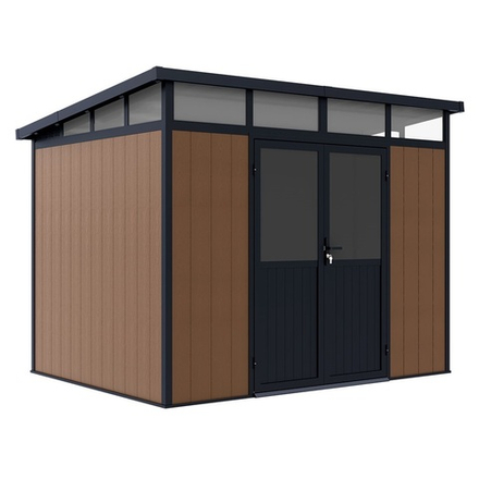 Садовый хозблок из ДПК Black Fox Defender 9x7