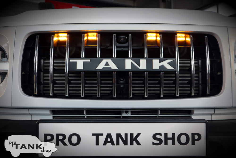 Решетка радиатора (БЕЛАЯ) с габаритами для TANK 300
