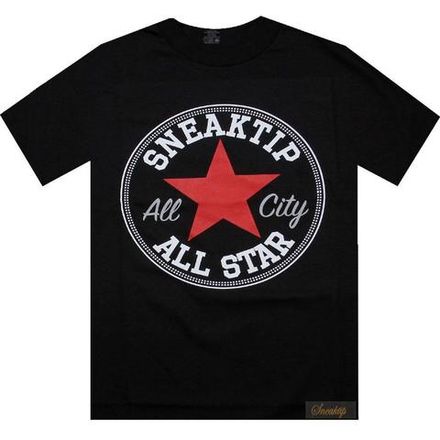 Футболка Sneaktip All Star черная