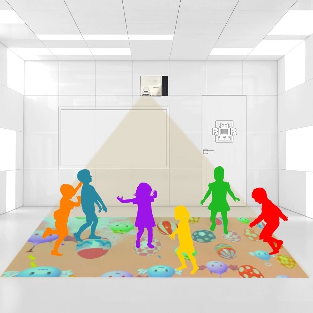 Интерактивный проектор напольный Максимальная комплектация