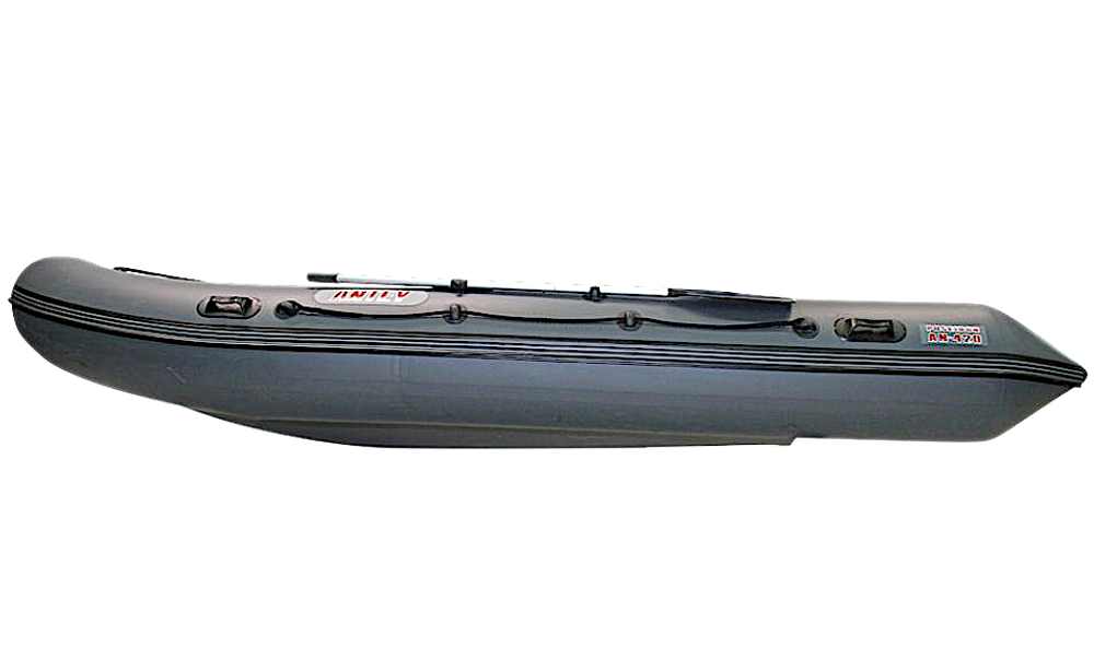 Лодка ПВХ Мнев и К Антей-420 Серая