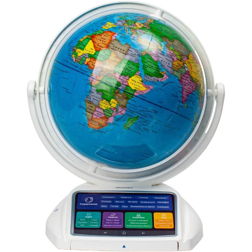 Интерактивный глобус Praktica Stellaris с выдвижной интерактивной панелью регионов России (STG3689R)