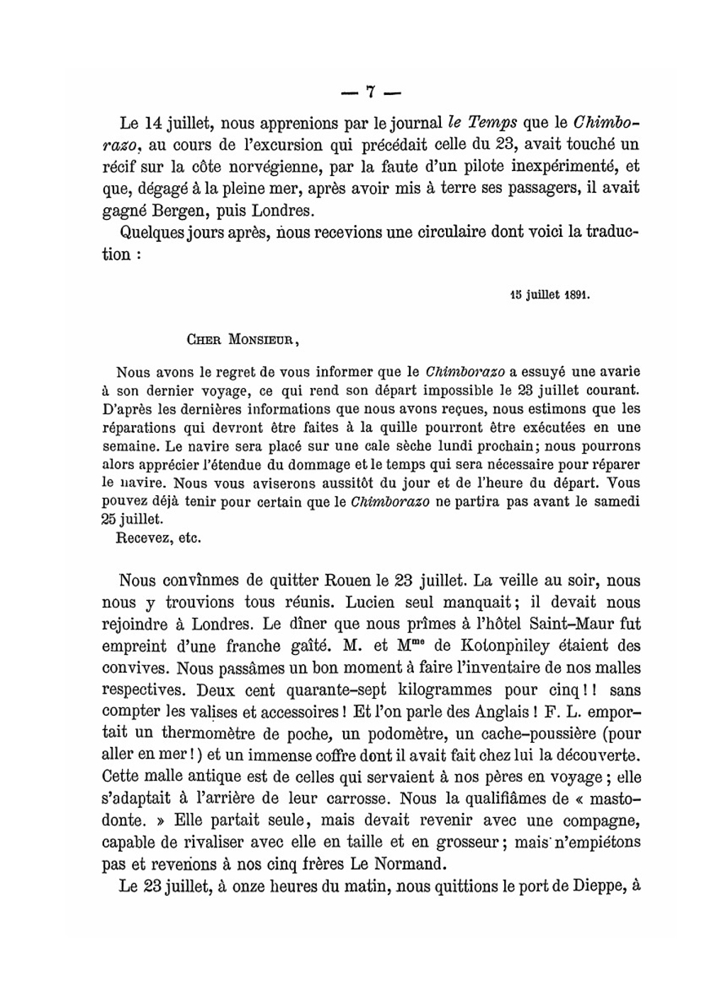 Trois semaines sur les côtés de Norvège | Fernand-Pierre le Normand