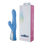 Голубой вибромассажёр VIBE THERAPY EXALTATION - 23 см. (Цвет: голубой)