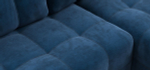 Угловой диван Денди Велюр Монолит синий