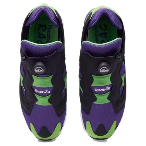 Reebok Instapump Fury Беговые кроссовки Низки Черный/Зеленый/Летающий Унисекс