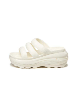 Crocs Mega Crush Triple Strap – домашние тапочки 38-39 / Chalk