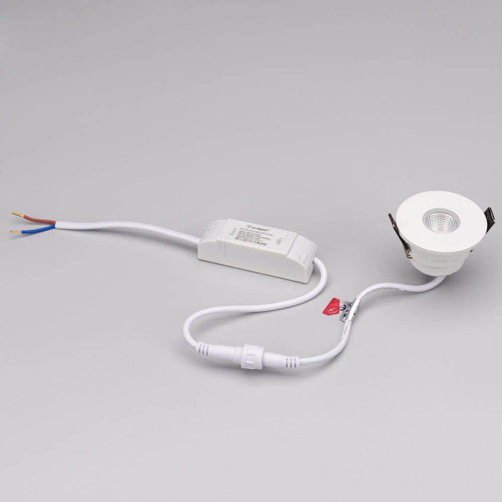 Светильник MS-GLORY-BUILT-R54-5W Warm3000 (WH, 38 deg, 230V) (Arlight, IP54 Металл, 5 лет) 047285