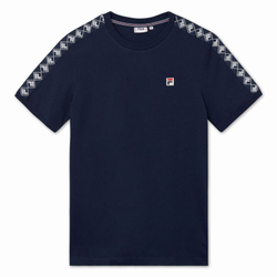 Мужская теннисная футболка Fila Horace Ringer Tee Men - black iris