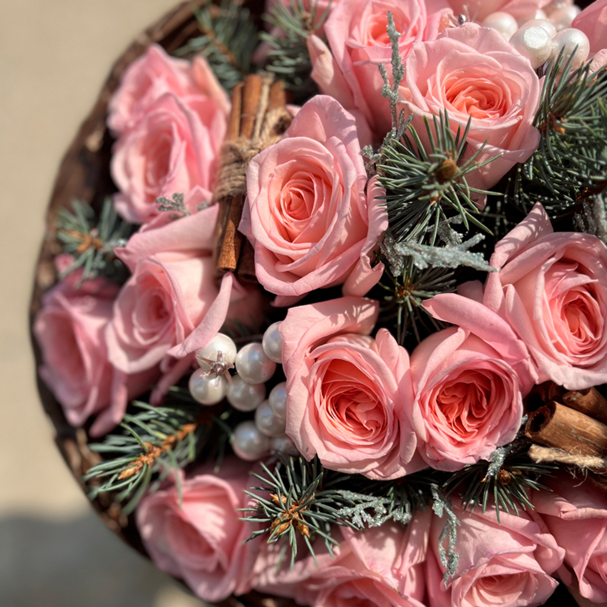 ❄ Румяное утро — новогодний душистый букет