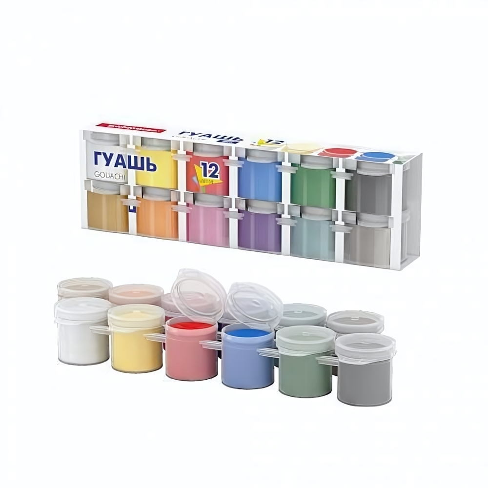 Гуашь 12 цветов 15 мл "Basic" (ErichKrause)