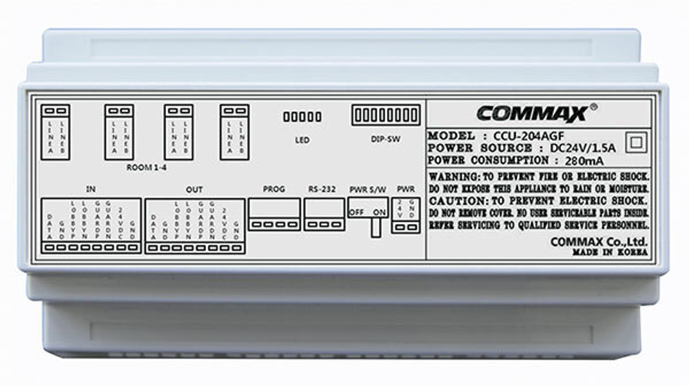 Распределитель  COMMAX CCU-204AGF