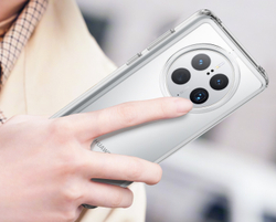 Прозрачный двухкомпонентный чехол для смартфона Huawei Mate 50 Pro, мягкий отклик кнопок