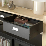 Комбинация для хранения - IKEA IVAR/ИВАР ИКЕА, 175х30х124 см, сосна/черный