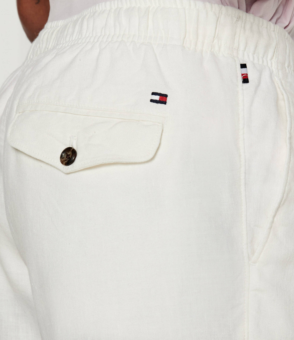 Льняное шорты Harlem Tommy Hilfiger - бежевый(MW0MW34498)