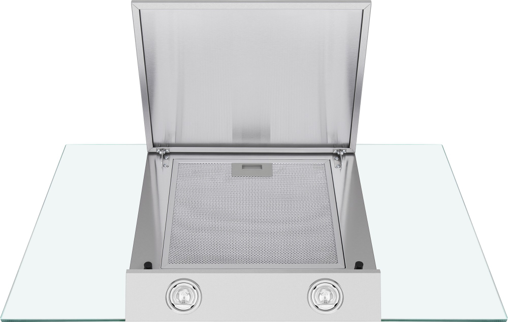 Кухонная вытяжка MAUNFELD Gloria 90 нержавеющая сталь/прозрачное стекло фото 5