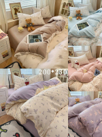 Комплект постельного белья из четырех предметов (из хлопка и льна)