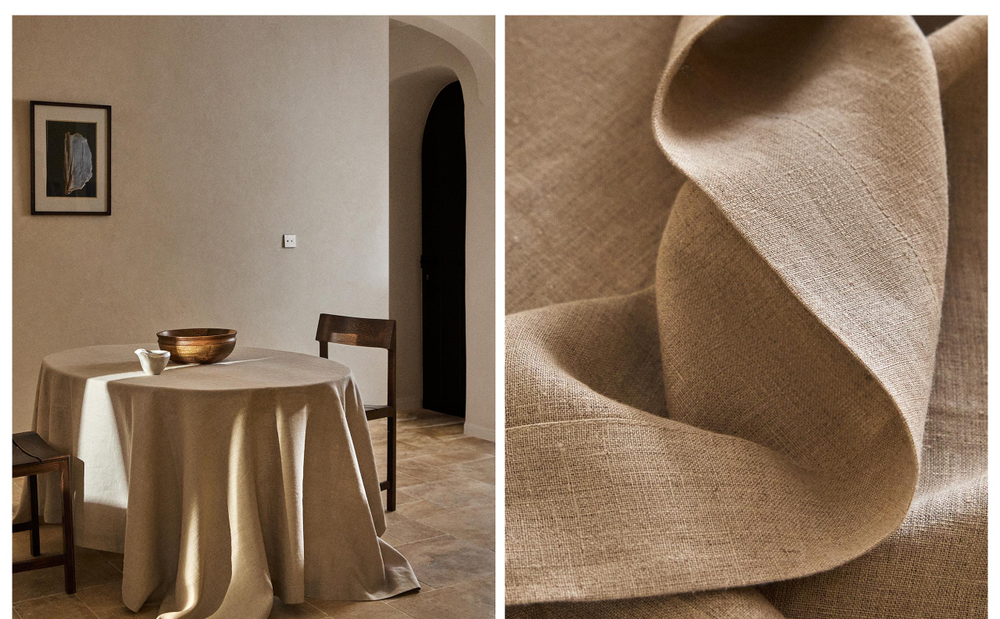 Zara Home скатерть из льна, 170 170 см
