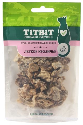 Titbit лакомство для кошек легкое кроличье 10гр